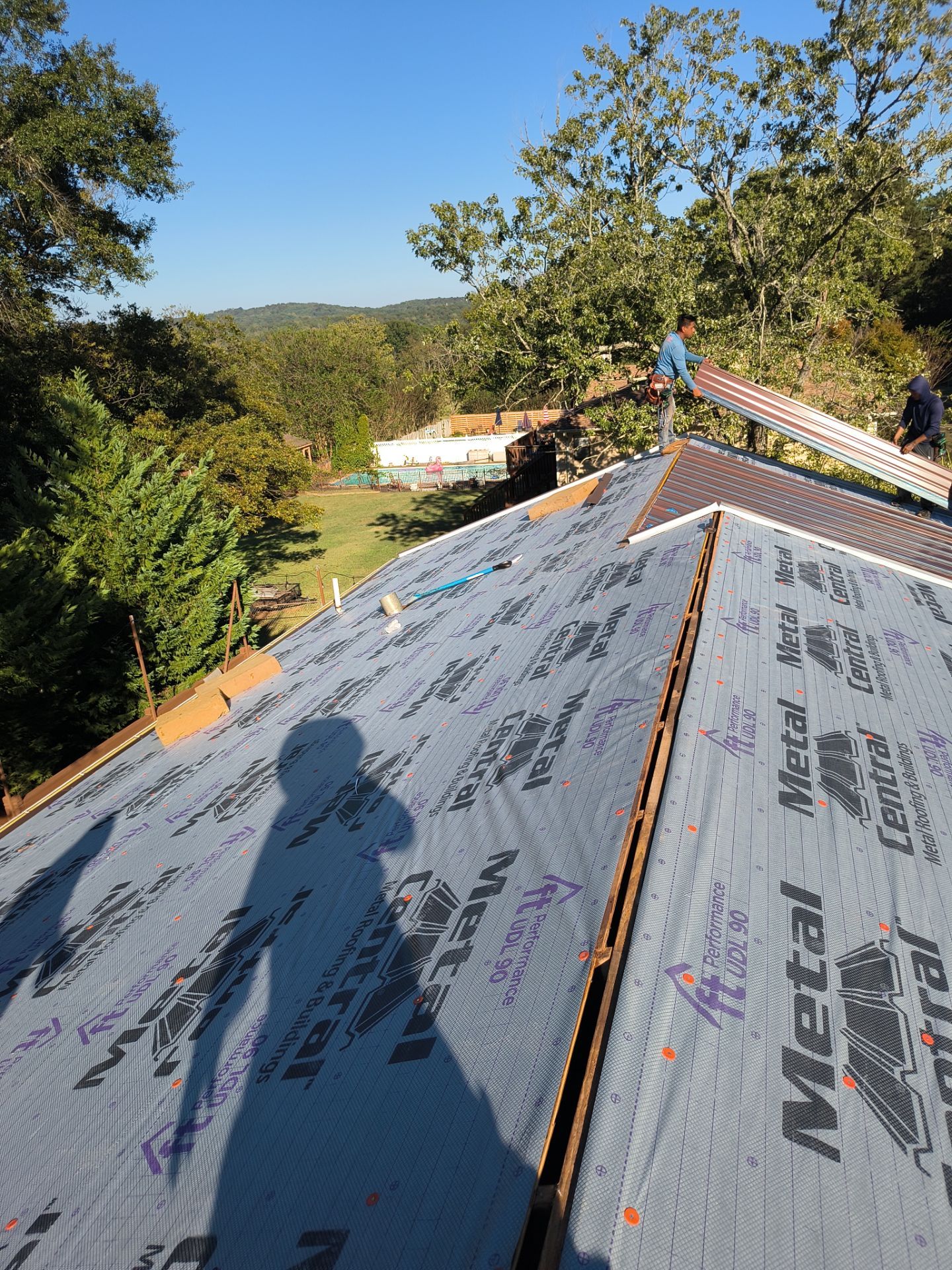 Standing Seam Metal Roof Installation in Trussville by NANOROOF Alabama
