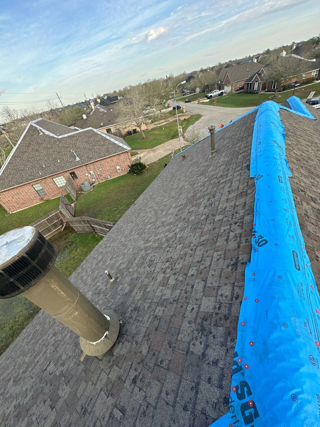 Hail Damage using Owen's Corning Duration (Lifetime) Shingles by Roof Repair Company
