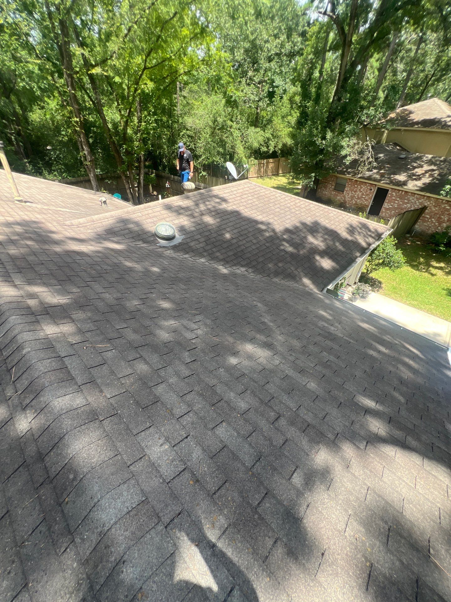 Hail Inspection Woodlands by Boss Hogg Roofing