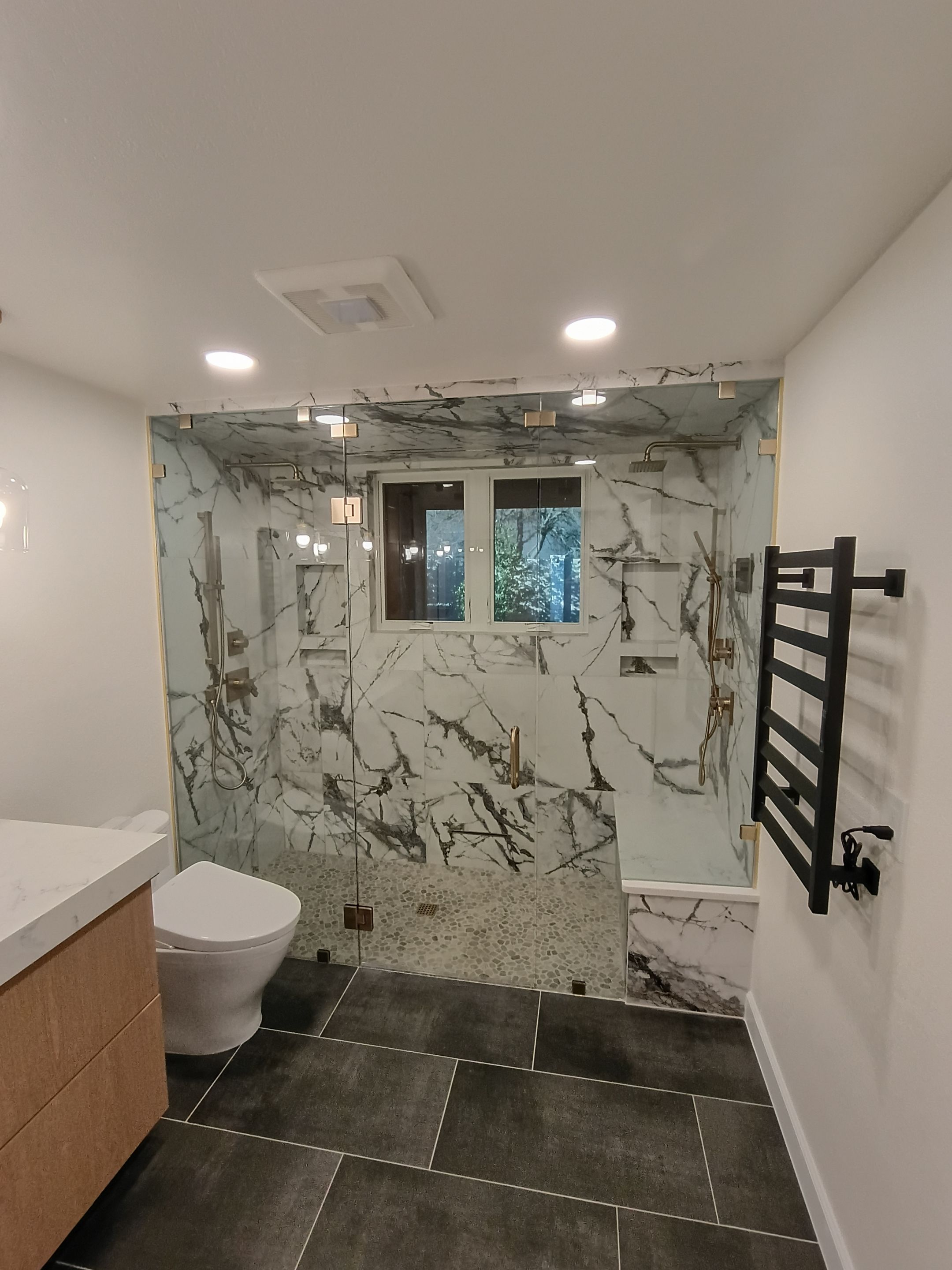 Boerne Master Bathroom Remodel with Custom Walk-In Shower by Legacy Bath and Kitchen 