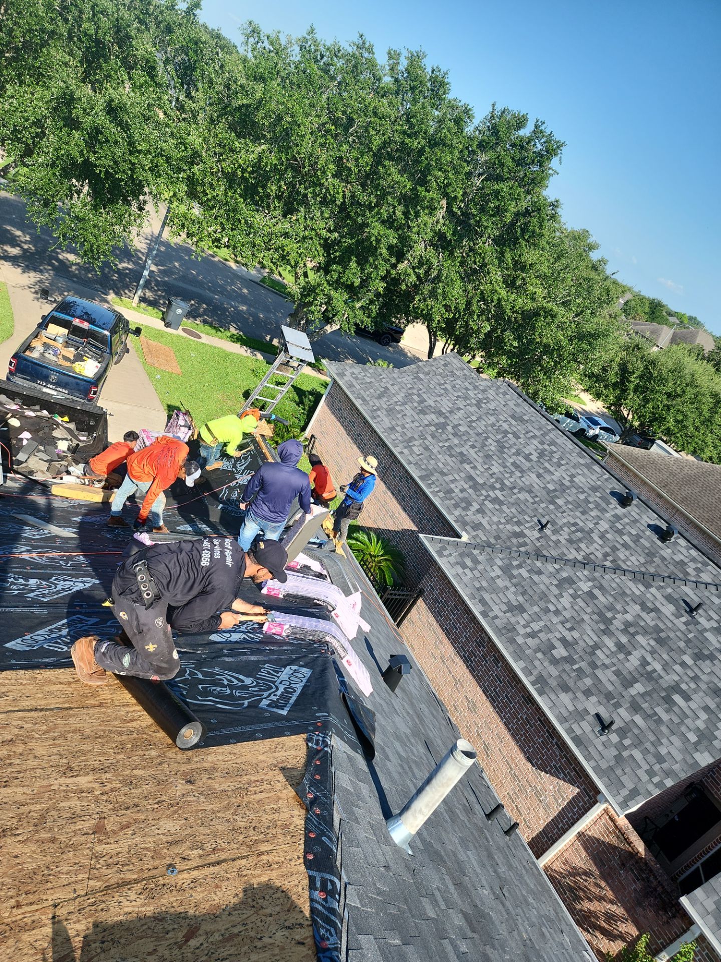 Residential Roofing Repair using Owen's Corning Duration (Lifetime) Shingles by Roof Repair Company