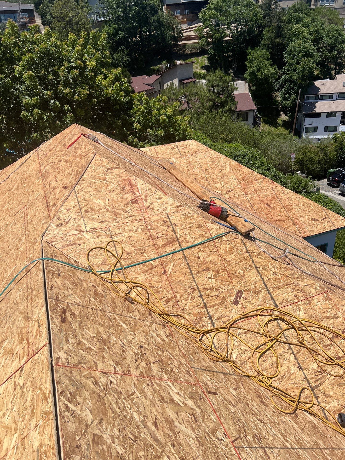 Residential Reroofing and New Sheathing Installation in Sherman Oaks, CA by Hull Brothers Roofing