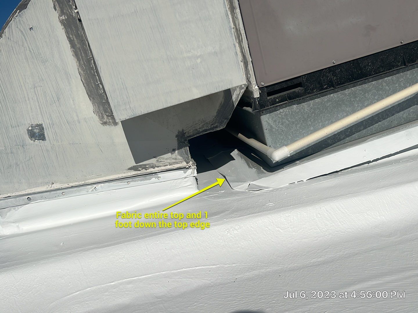 MR Roofing system using Benchmark/PUMA XL coatings over TPO single-ply roofing by Straight Edge Roofing Inc