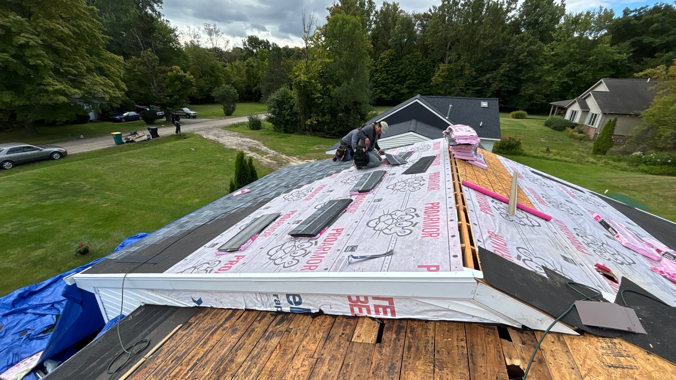 Roof Replacement using Owens Corning Slatestone Gray by 180 Contractors