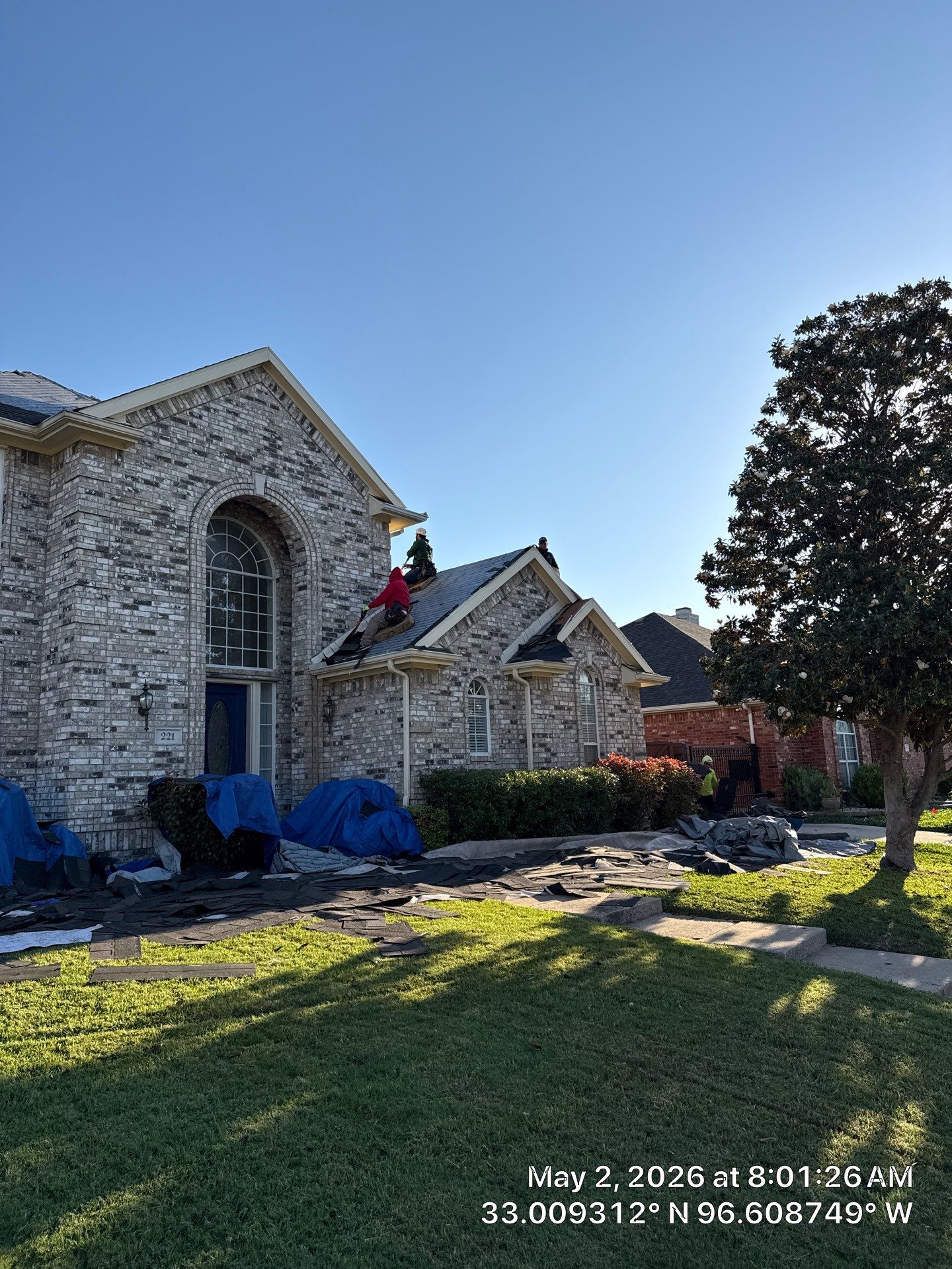 Project in Murphy  by Zeus Exteriors