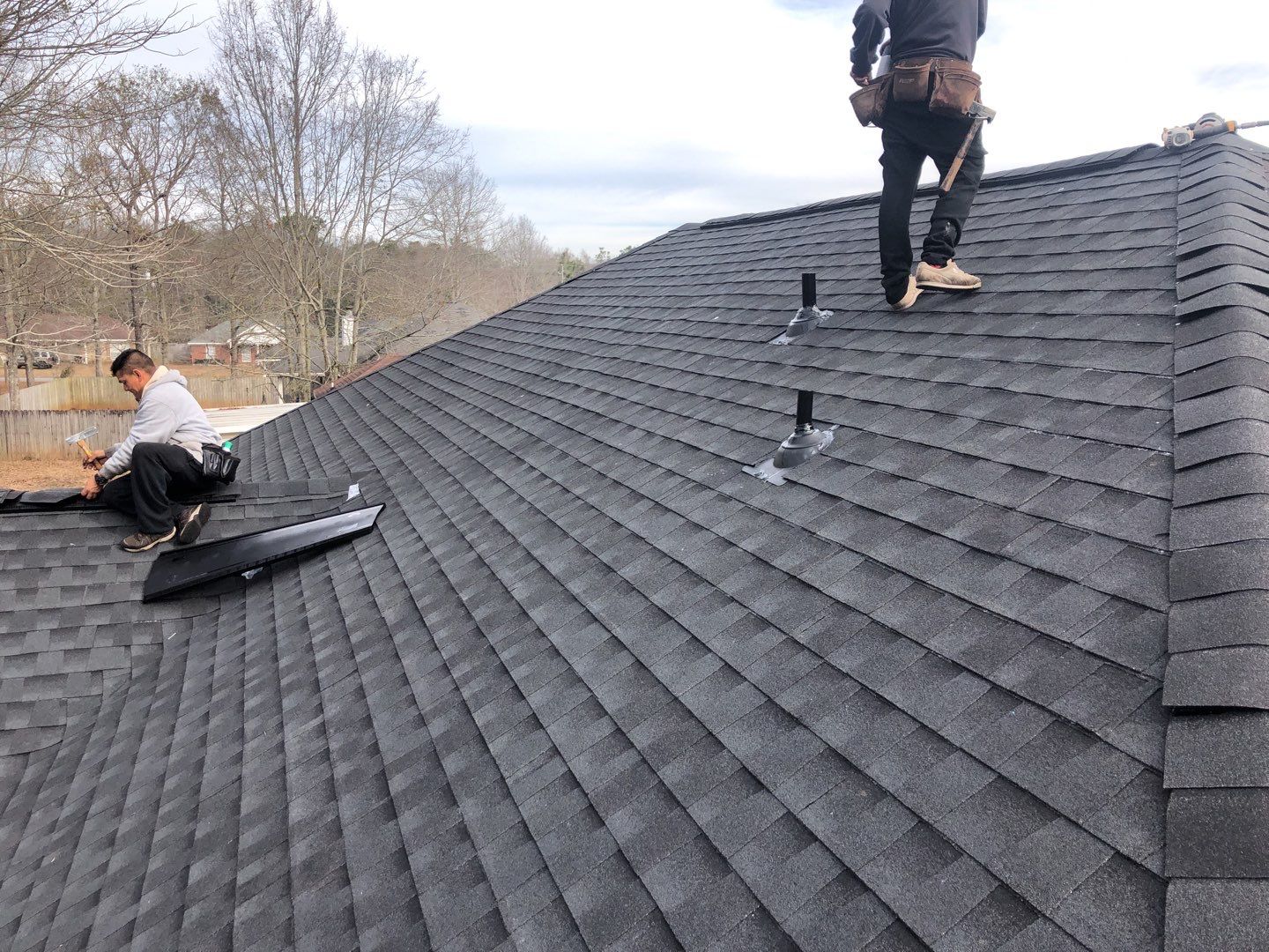 Residential Roofing Installation using Roof Replacement by American Roofing & Construction LLC