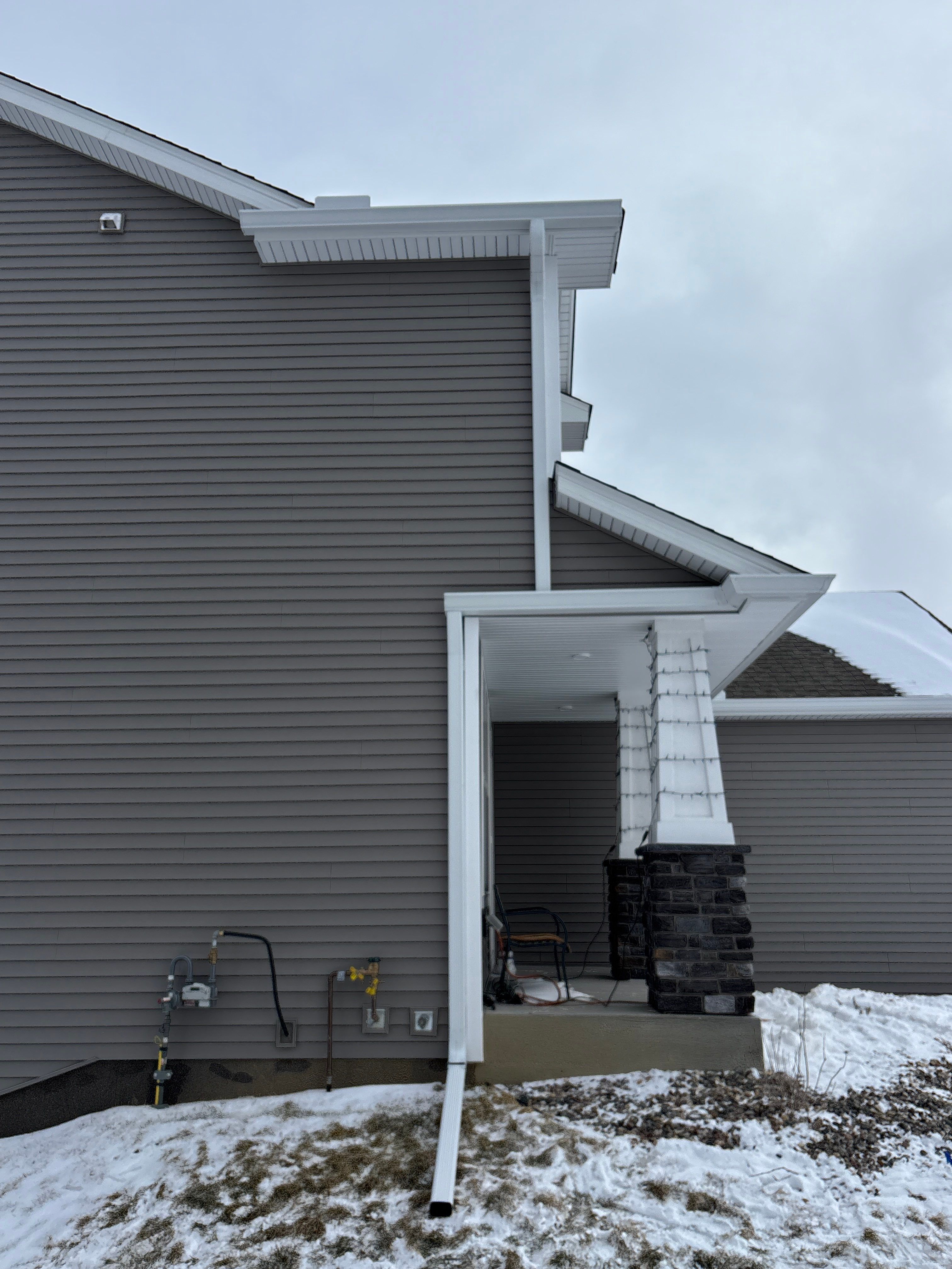 Seamless Gutter and Downspout Installation | Hanover Residential Home by Next Level Seamless Gutters / Exteriors Inc.