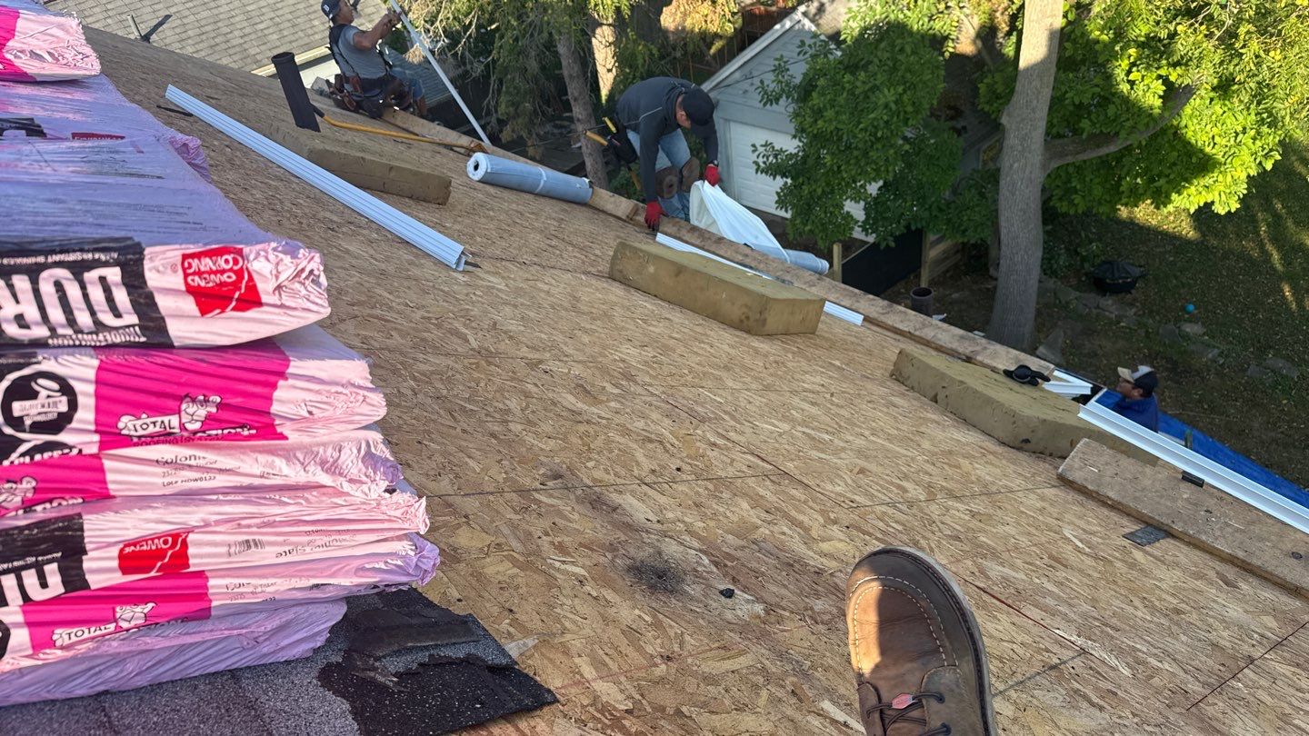 Roof Replacement using Owens Corning Colonial Slate by 180 Contractors