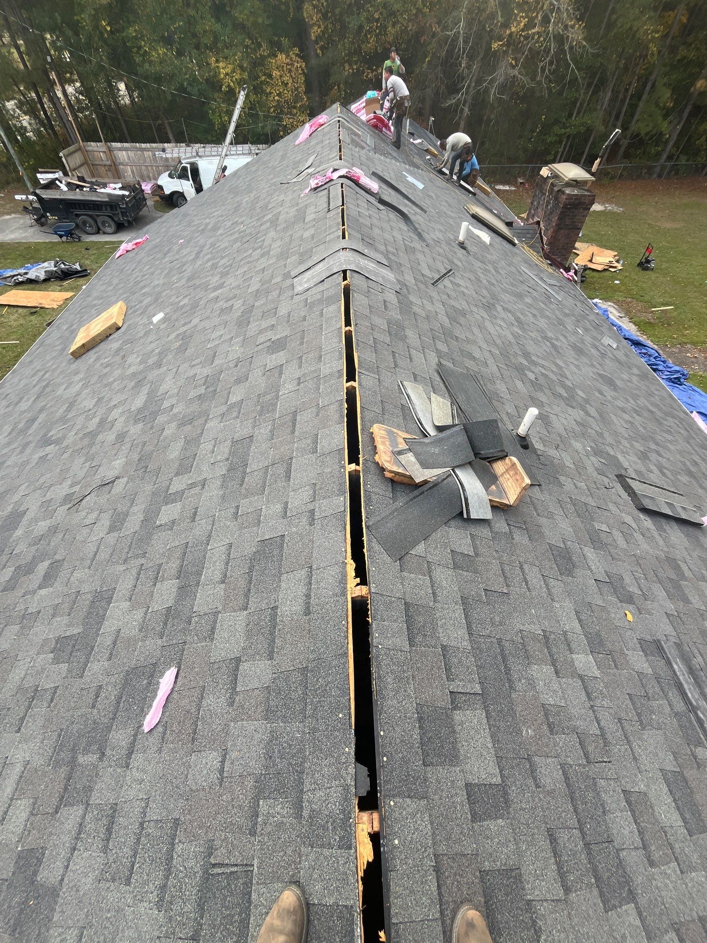 Residential Roofing Installation with Repairs  by Karcher Roofing & Construction