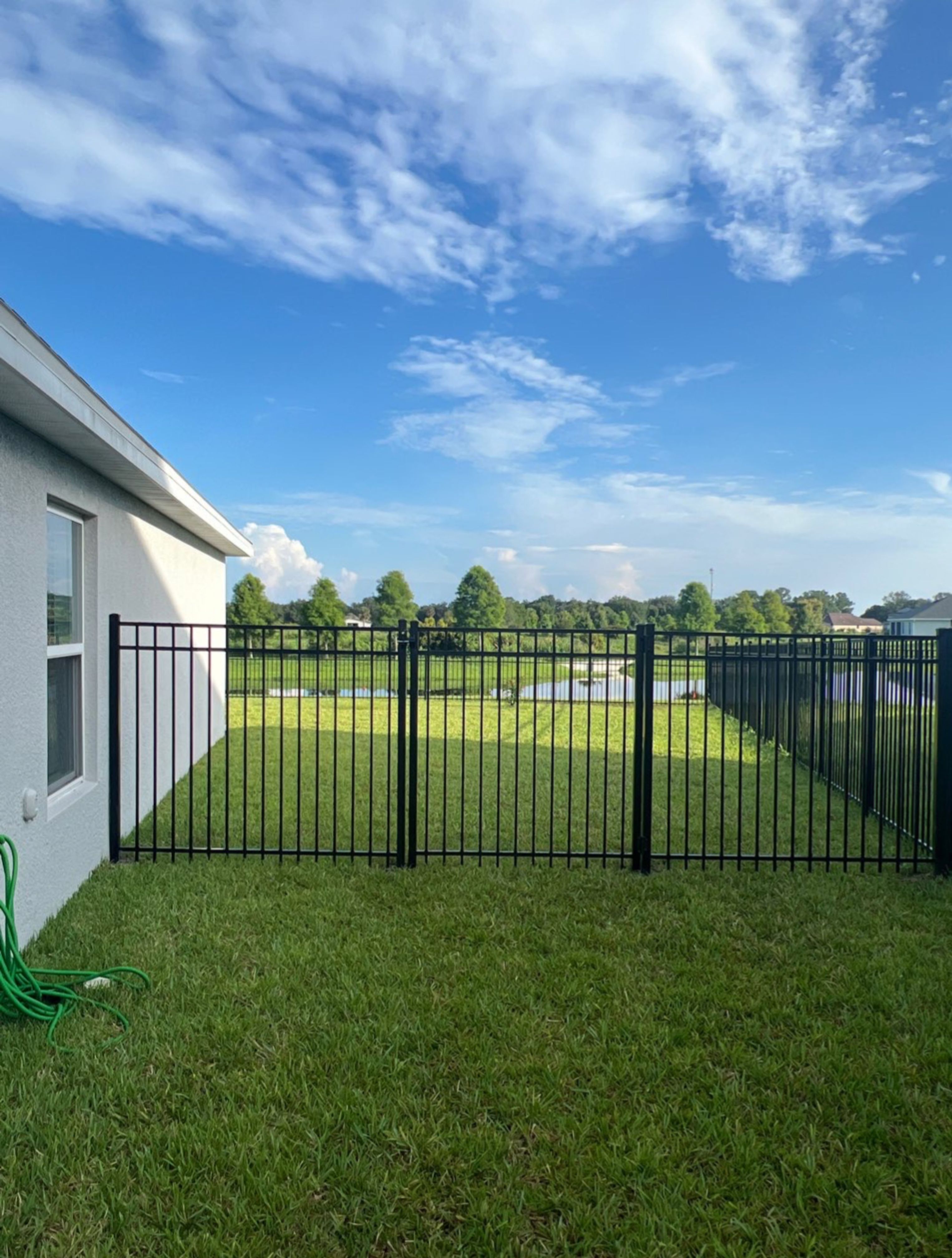 Parrish, FL 4ft. Tall 3-Rail Black Aluminum Fence by Asap fence and gates, LLC