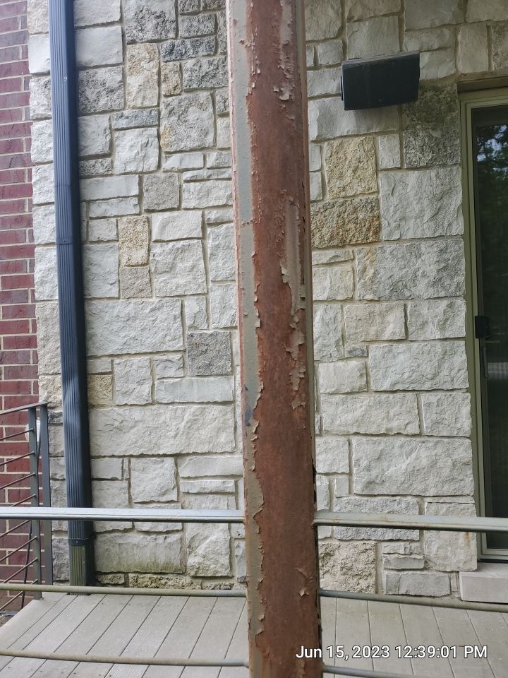 Highland Park, IL Bluestone, concrete,  Trex deck cleaning by Northern Power Washing LLC.