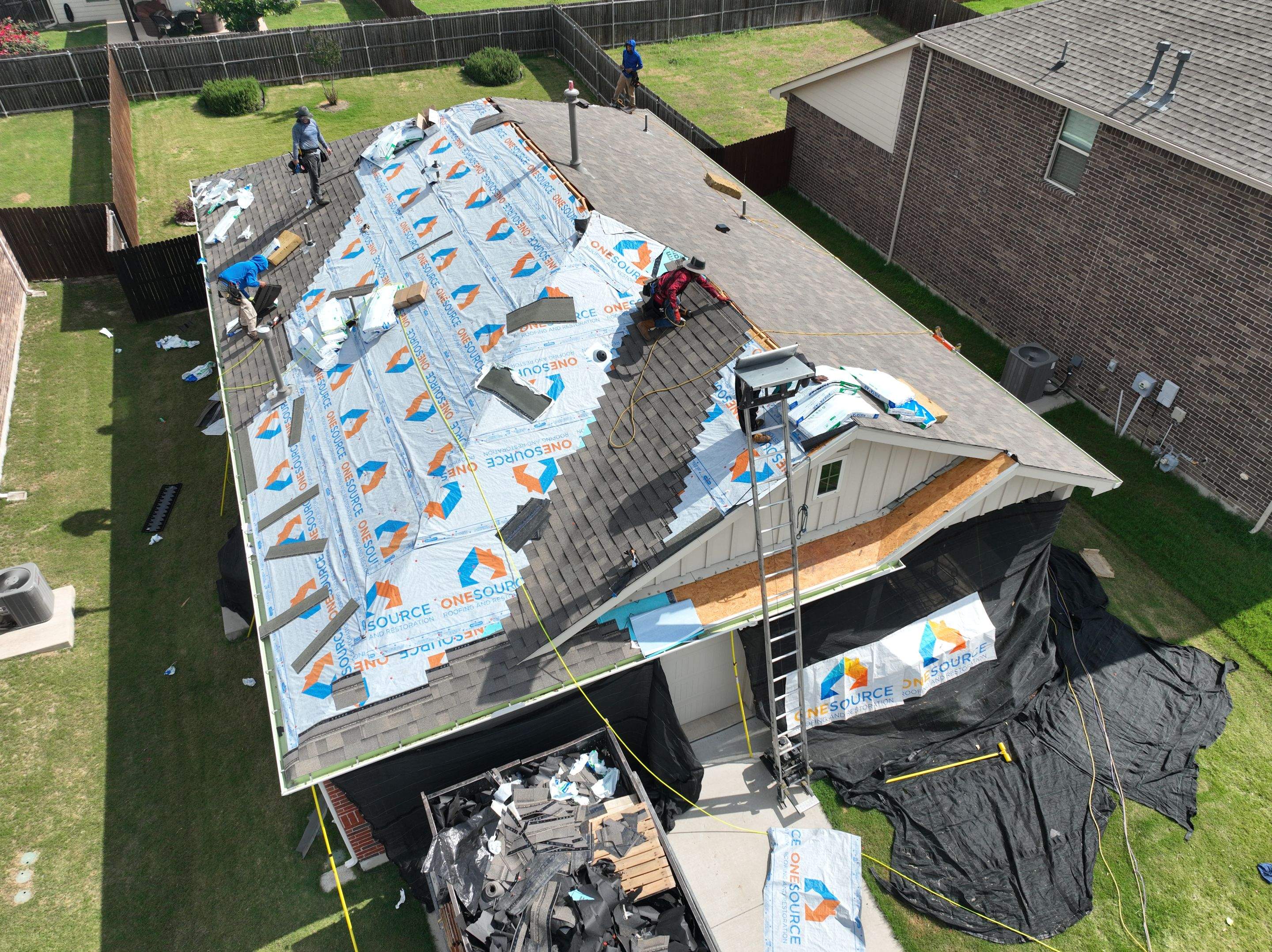 Residential Roofing Installation using Malarkey Vista Weathered Wood Plus by OneSource Roofing and Restoration