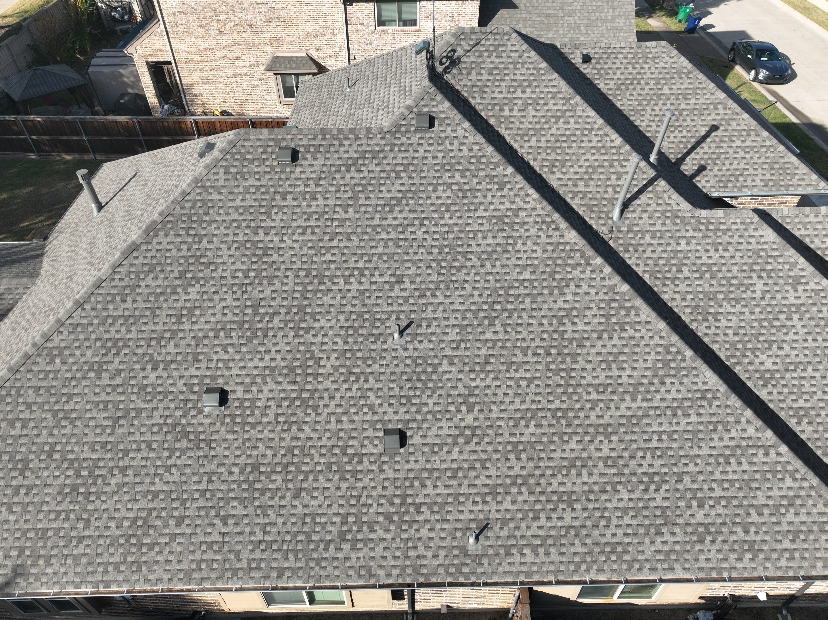 Residential Roofing Installation using GAF Timberline HDZ Weathered Wood by OneSource Roofing and Restoration