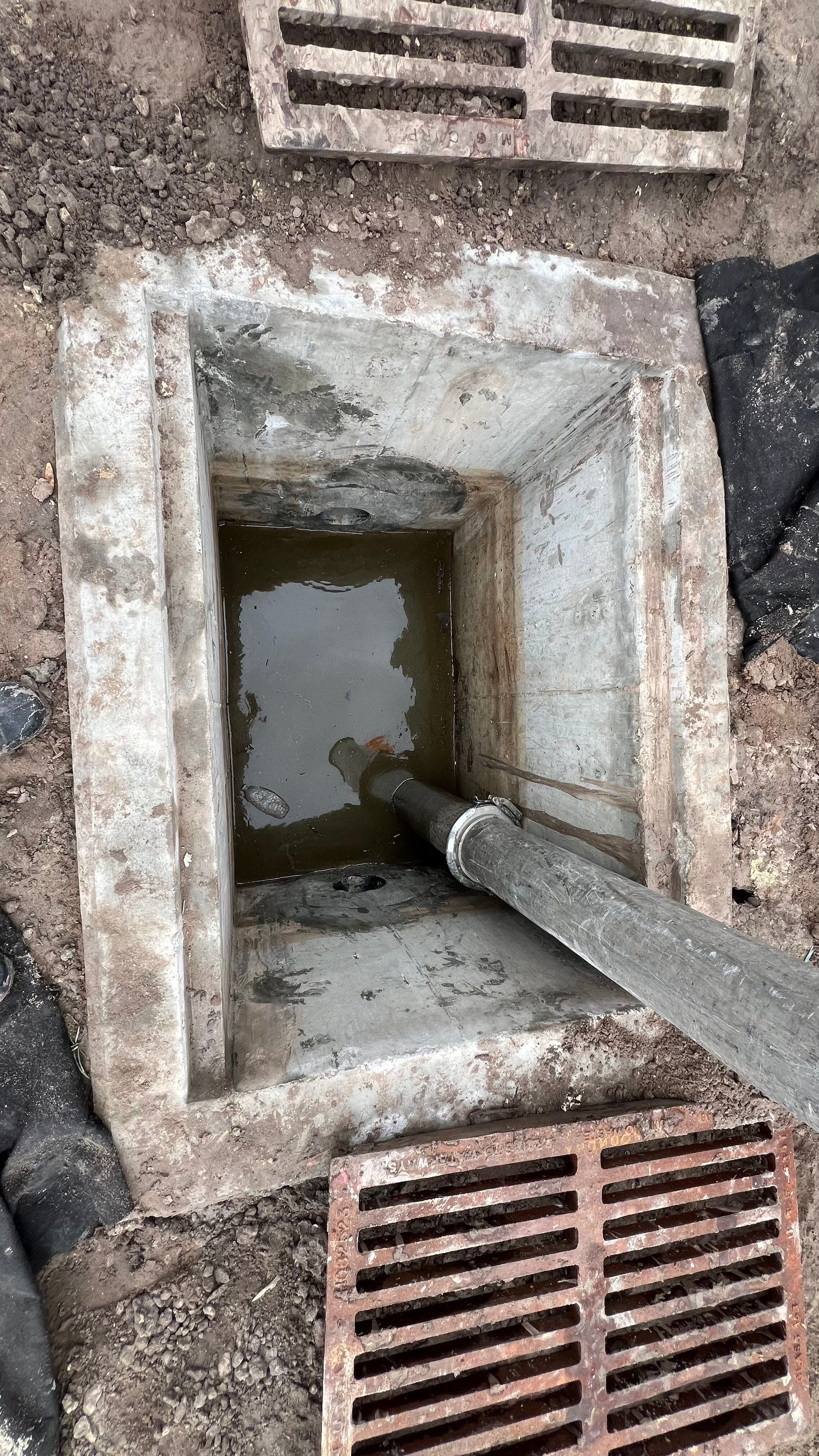 New Construction Sewer System and Stormwater System Cleaning by APS Power & Water