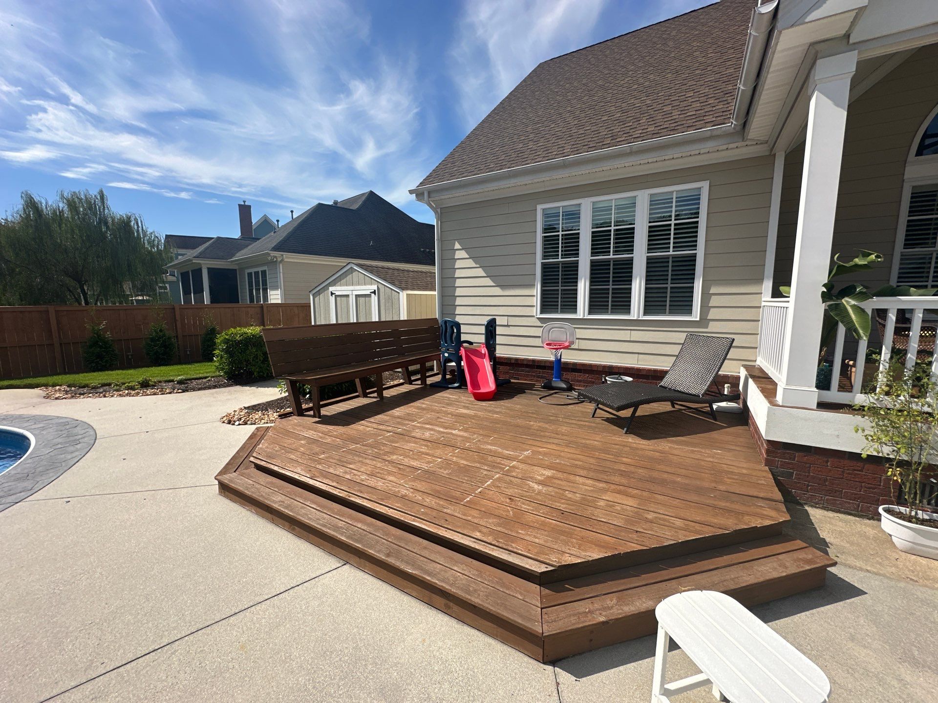 Project in Virginia Beach by Sam The Concrete Man Virginia Beach