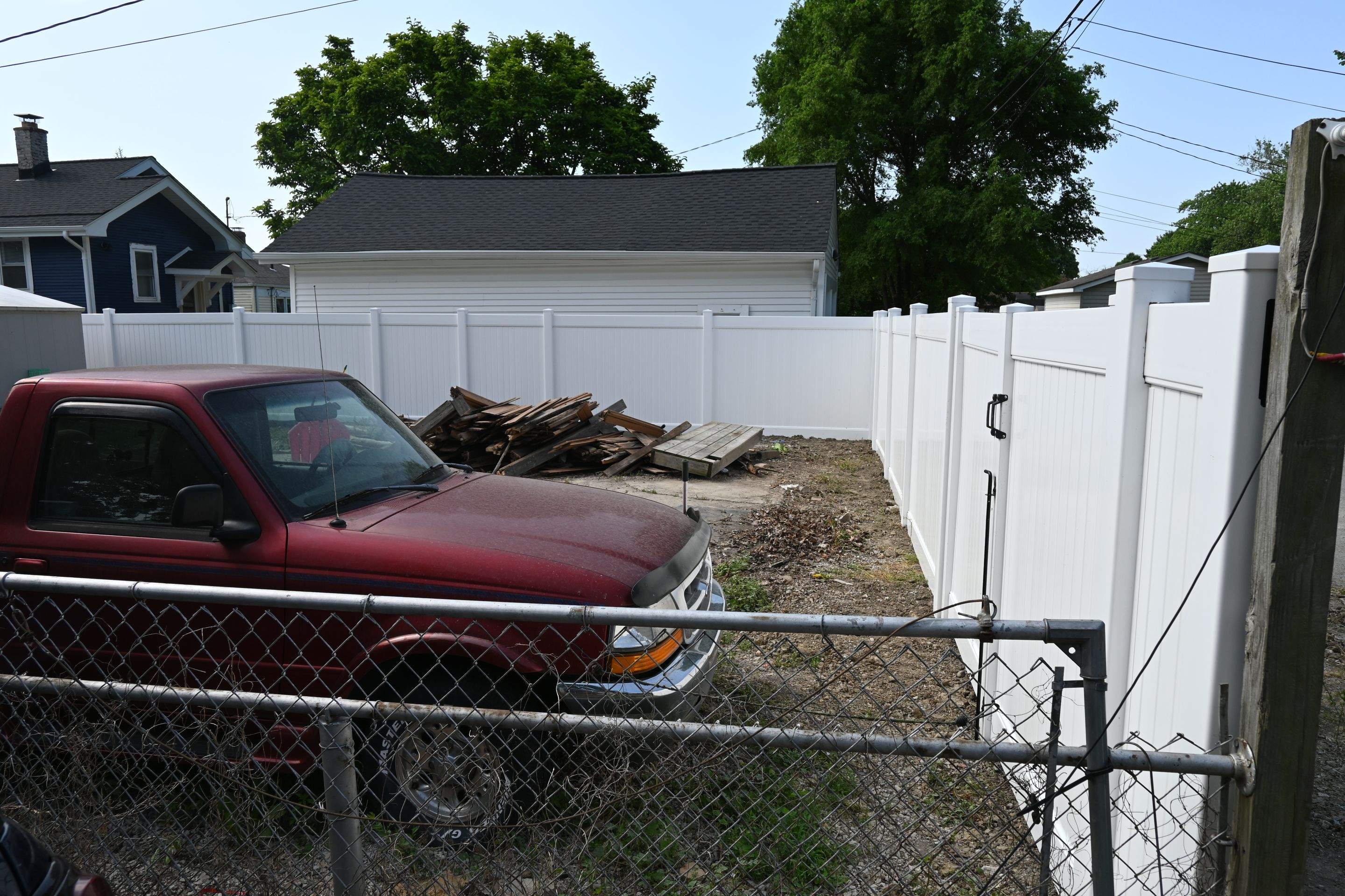 Wood to Vinyl Fence Replacement by Kraz Construction