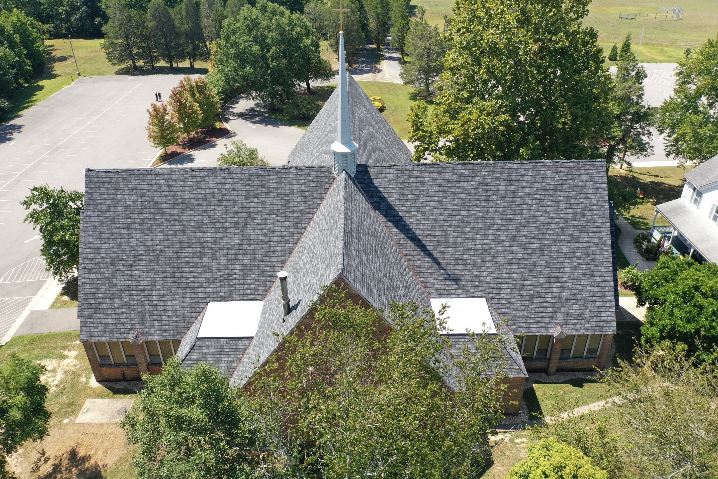 Roof Installation using Flat Roof Coating by ExteriorPros