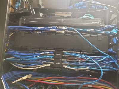 Structured cabling installation by CimaSolutions