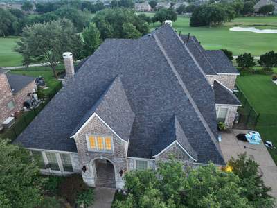 Residential Roofing Installation using Malarkey Vista Black Oak