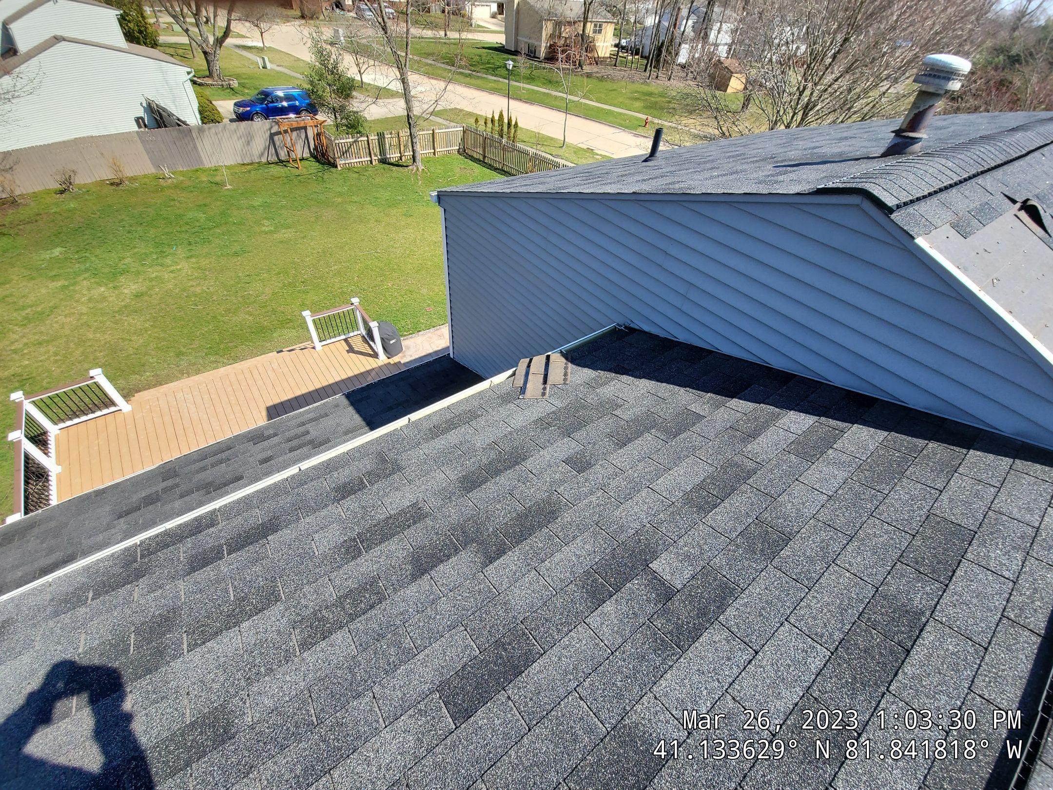 ATLAS PINNACLE COLOR: BLACK SHADOW DRIP EDGE: WHITE by Eagle Eye Roofing