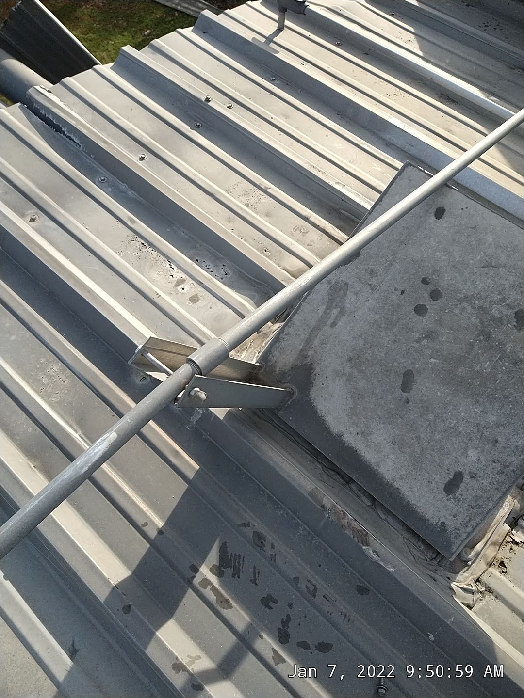 Commercial Roofing Installation using Aluminum Roofing panels by Hostetler Roofing