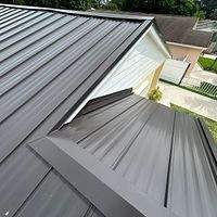 24ga 1" Nail-Strip Dark Bronze  by Total Roofing System The Metal Roof Experts