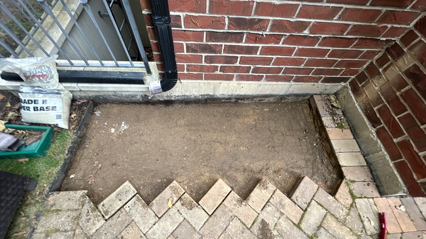 brick paver repair  using Structure bond Techniseal by Northern Power Washing LLC.