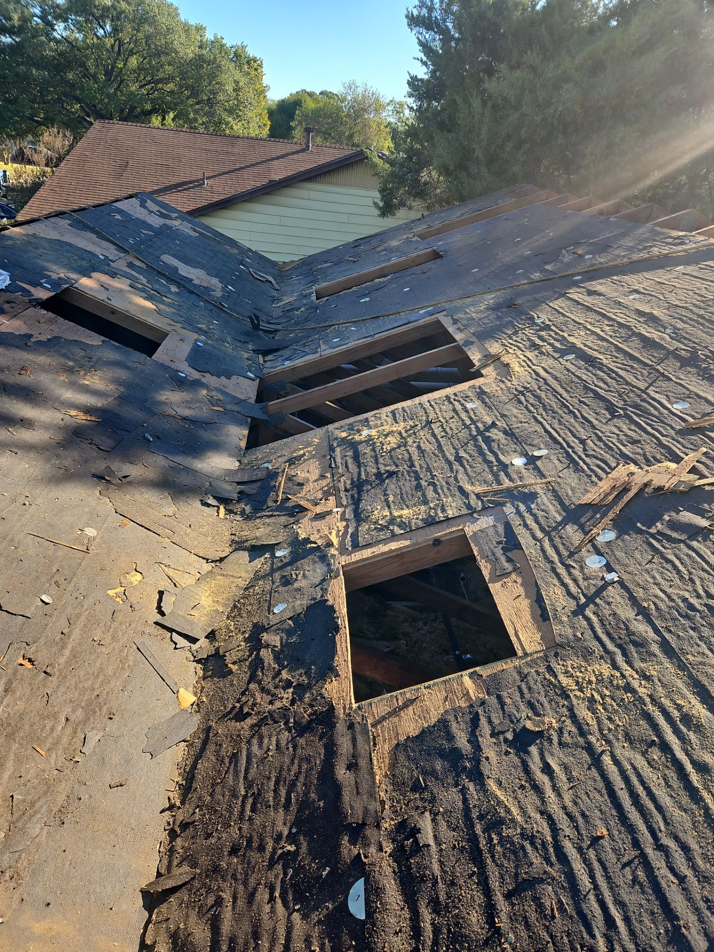 Residential Roof Replacement using TAMKO - Titan - Rustic Slate by Action Exteriors Austin
