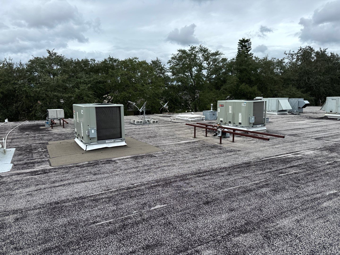 Modified Bitumen Commercial Roof Installation for Tampa Strip Mall by CES Roofing