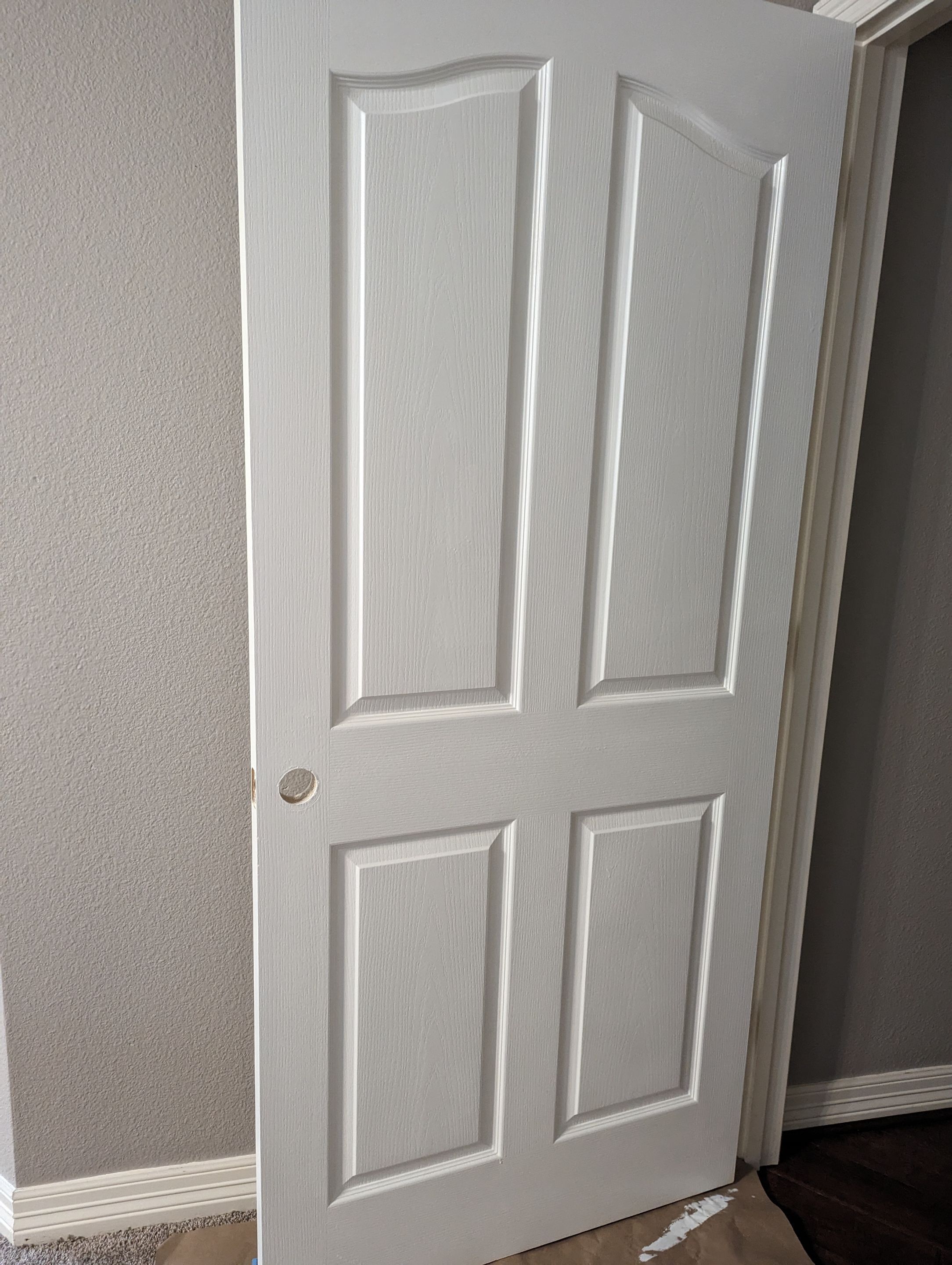 Interior Painting in Alba, TX | White Bathroom Renovation by Quality Coats Painting