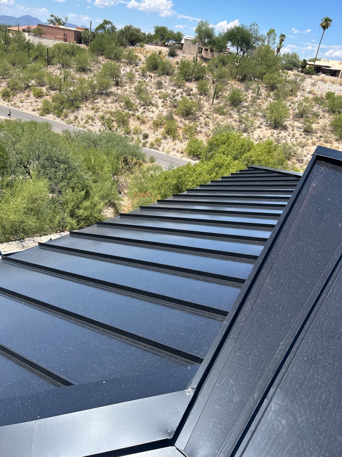 Black Standing Seam by Reimagine Roofing