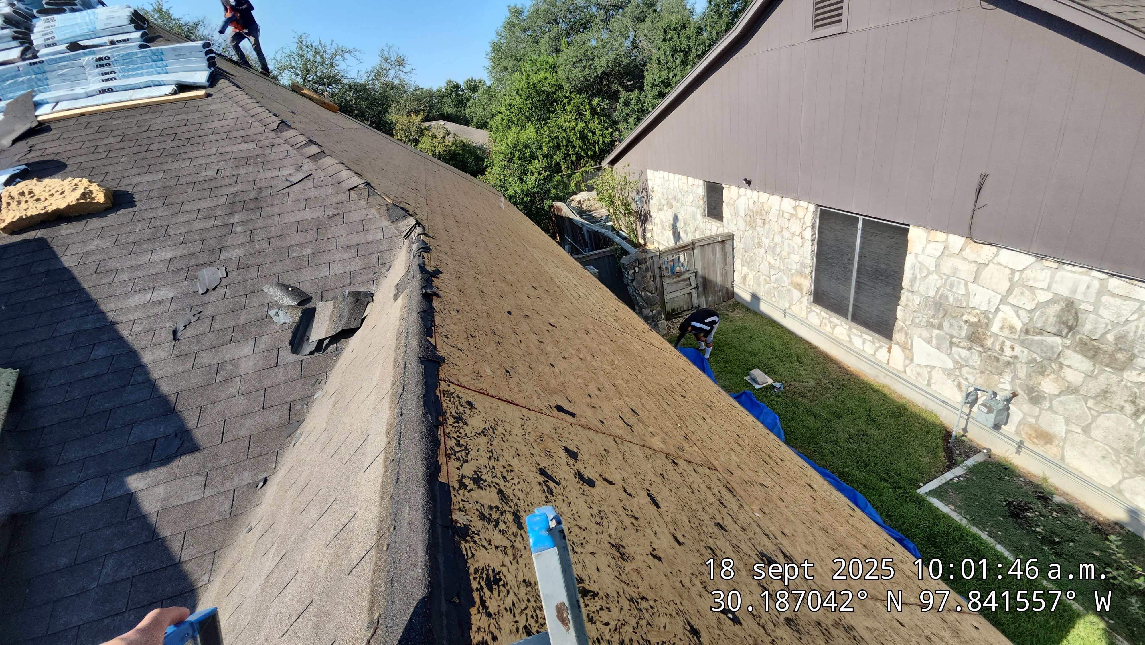 Residential Roofing Installation and Interior Storm Damage Repairs in Austin by Caliber Restoration LLC
