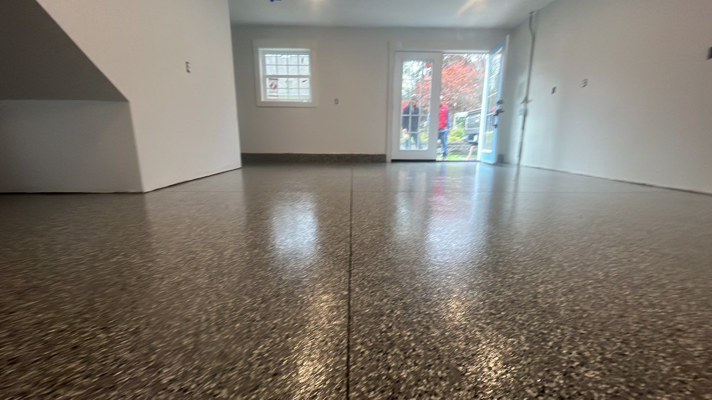Godaire Basement TransFLOORmation by Symphony Concrete Coatings