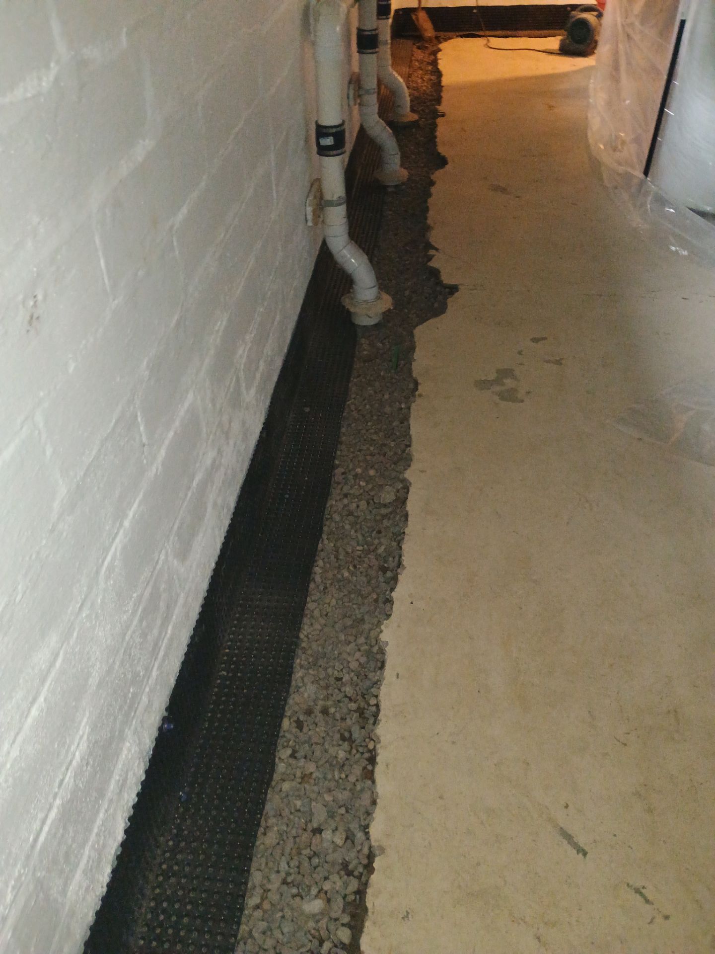 Another Drain Tile Project in the Books by Waterproofing Northeast