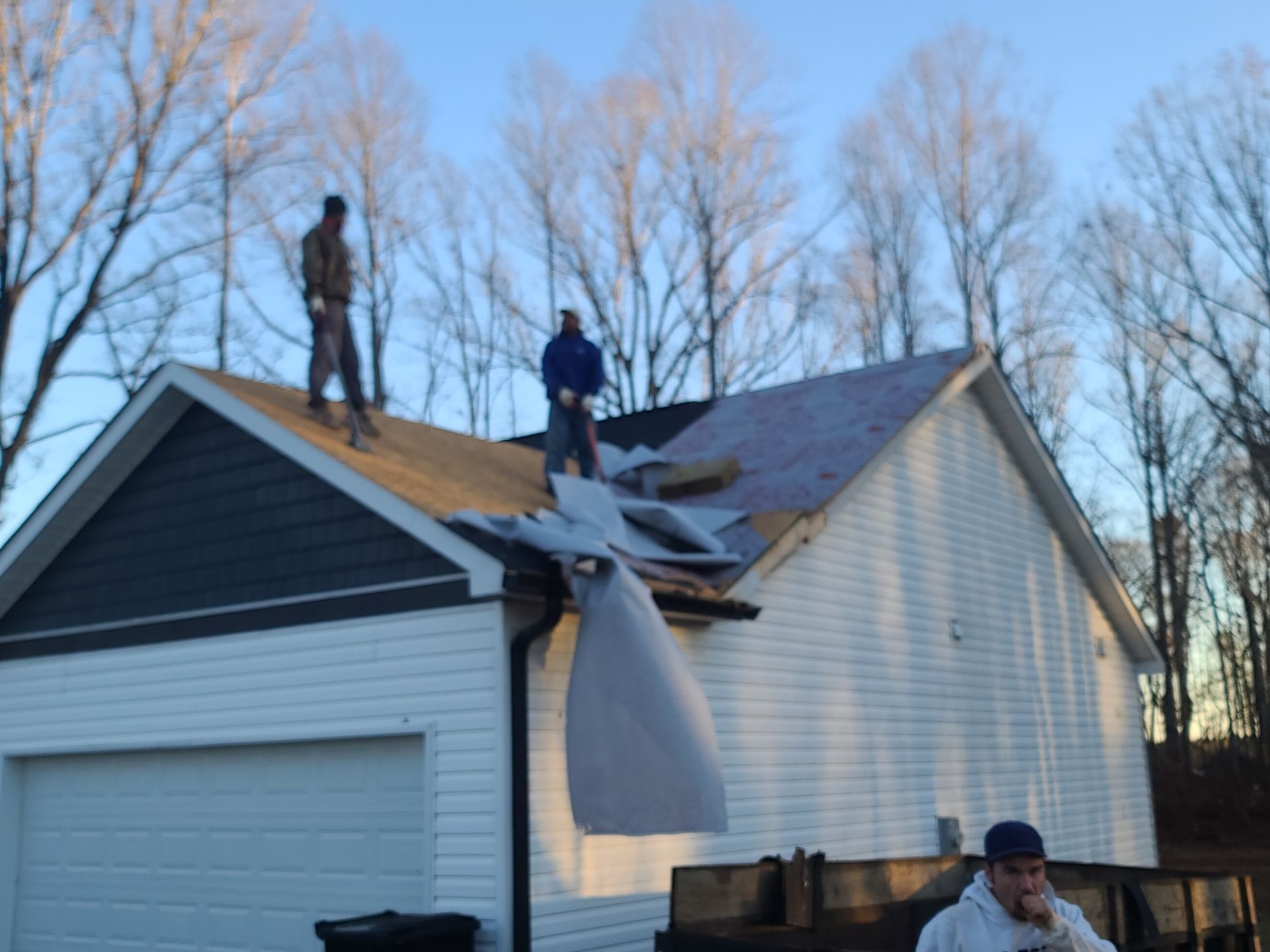 Residential Roofing Repair using Architectural shingles by BROCK BUILDERS 