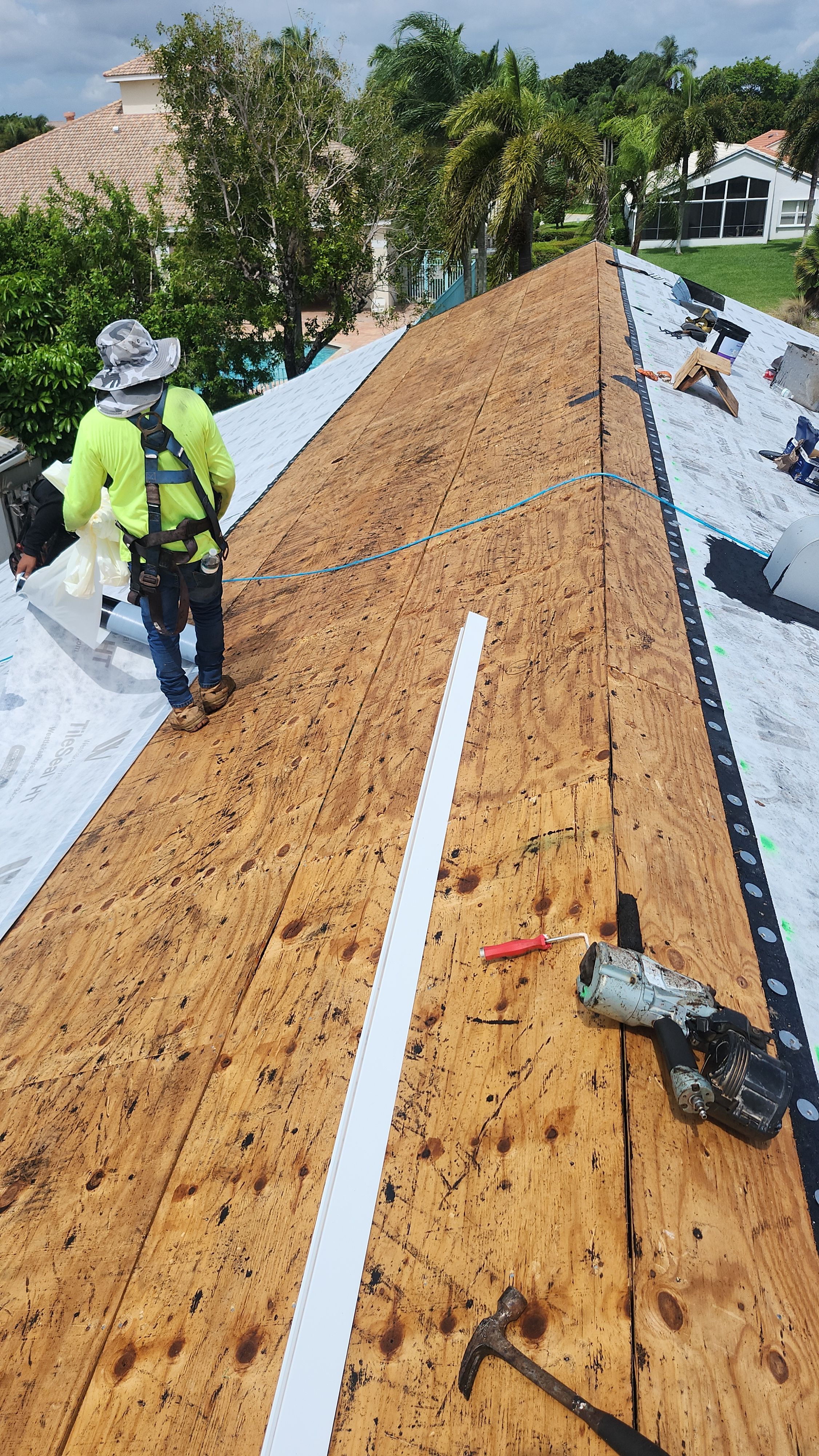 Comprehensive Concrete Tile Roof Replacement for Boca Raton Residence by Aastro Roofing