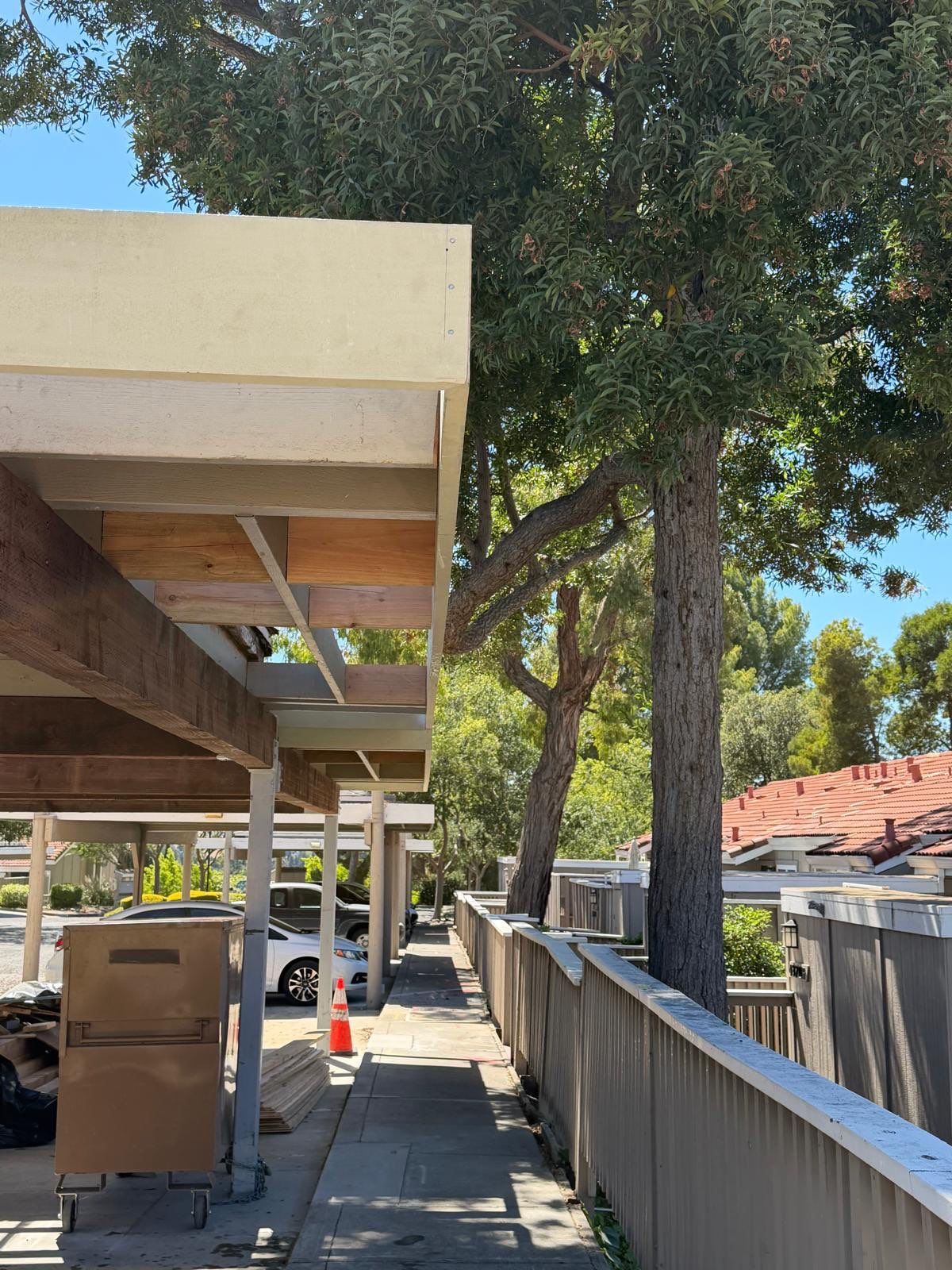 Commercial Carport Reconstruction by Anza Builders, Inc. 
