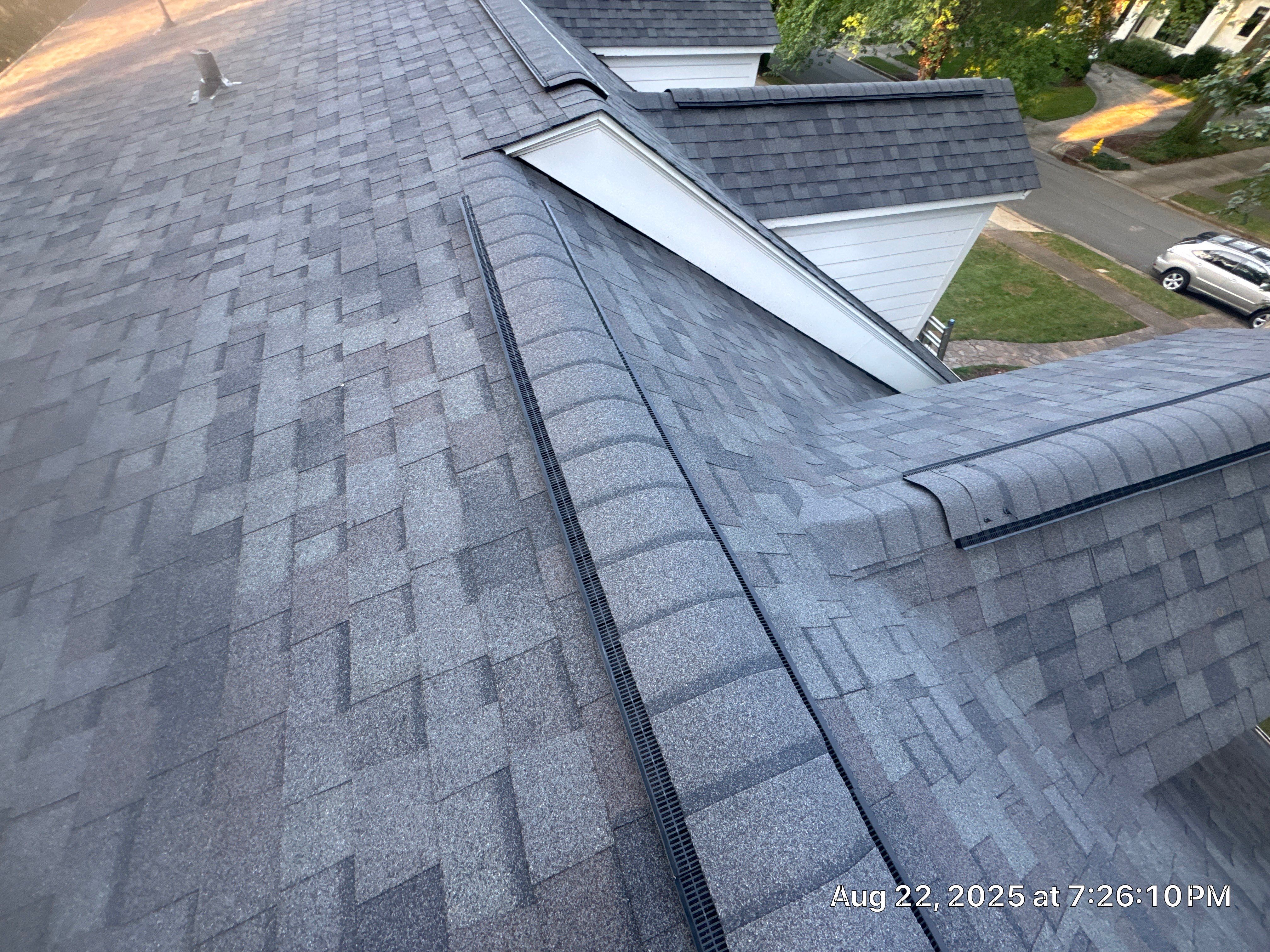 Full Roof Replacement with Owens Corning Architectural Shingles and EPDM in Charlotte, NC by Merritt Roofing LLC