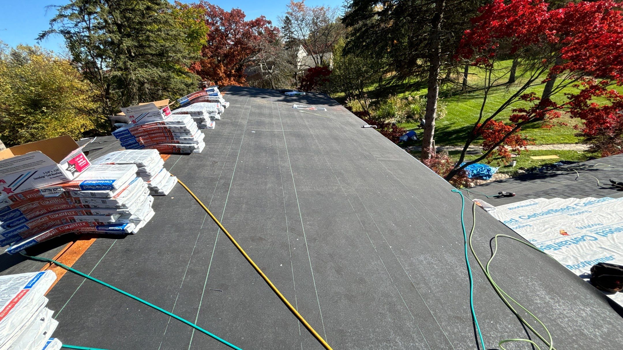 Roof Replacement using Certainteed HD Moire Black by 180 Contractors