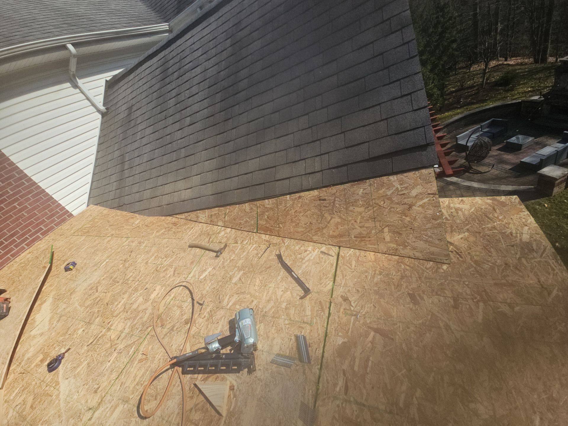 Hip Roof Build by Cousins Roofing Siding & Decks