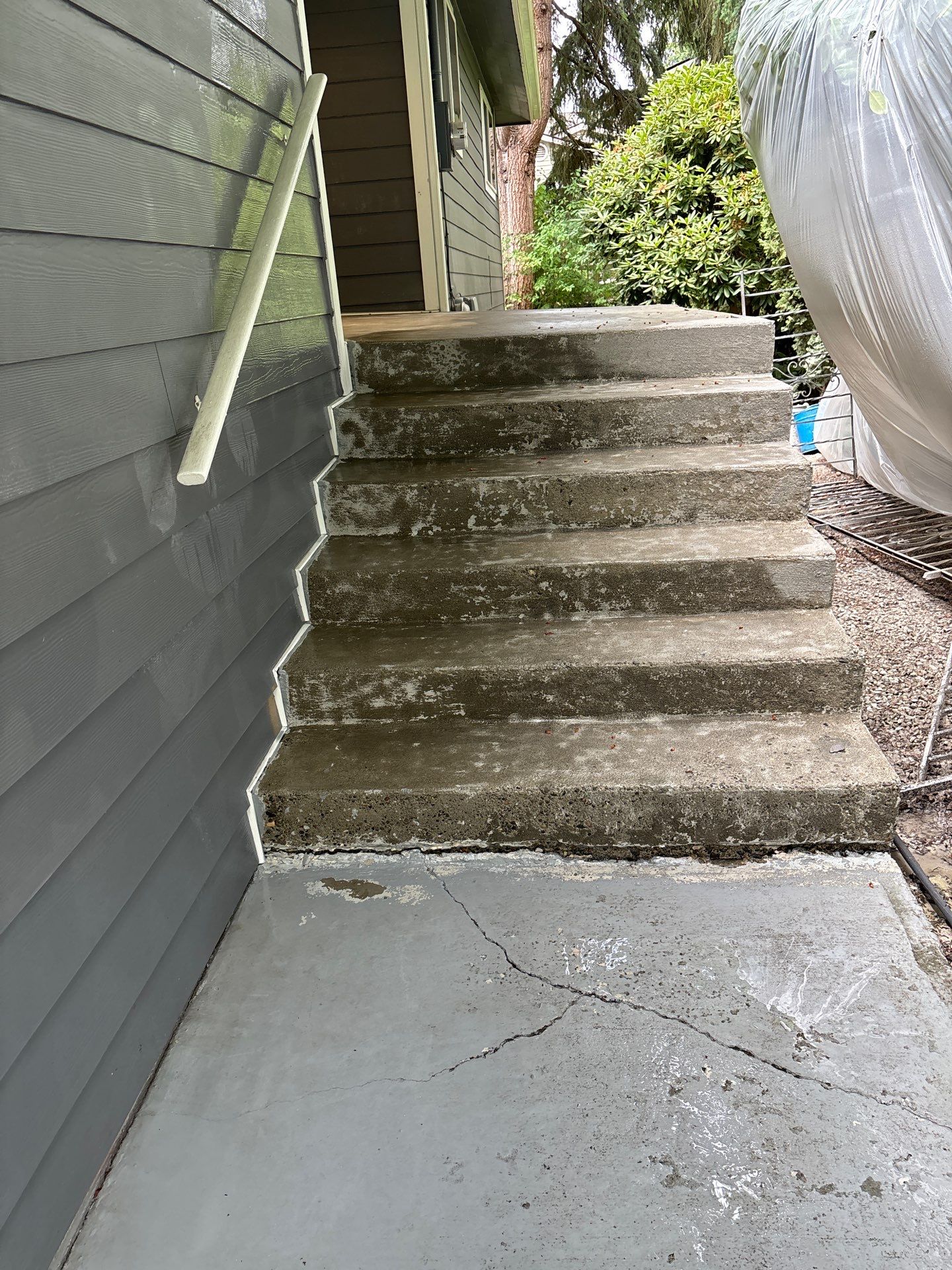 Epoxy Stairs & Sealcoat Driveway Application by Jireh Asphalt & Concrete Inc 