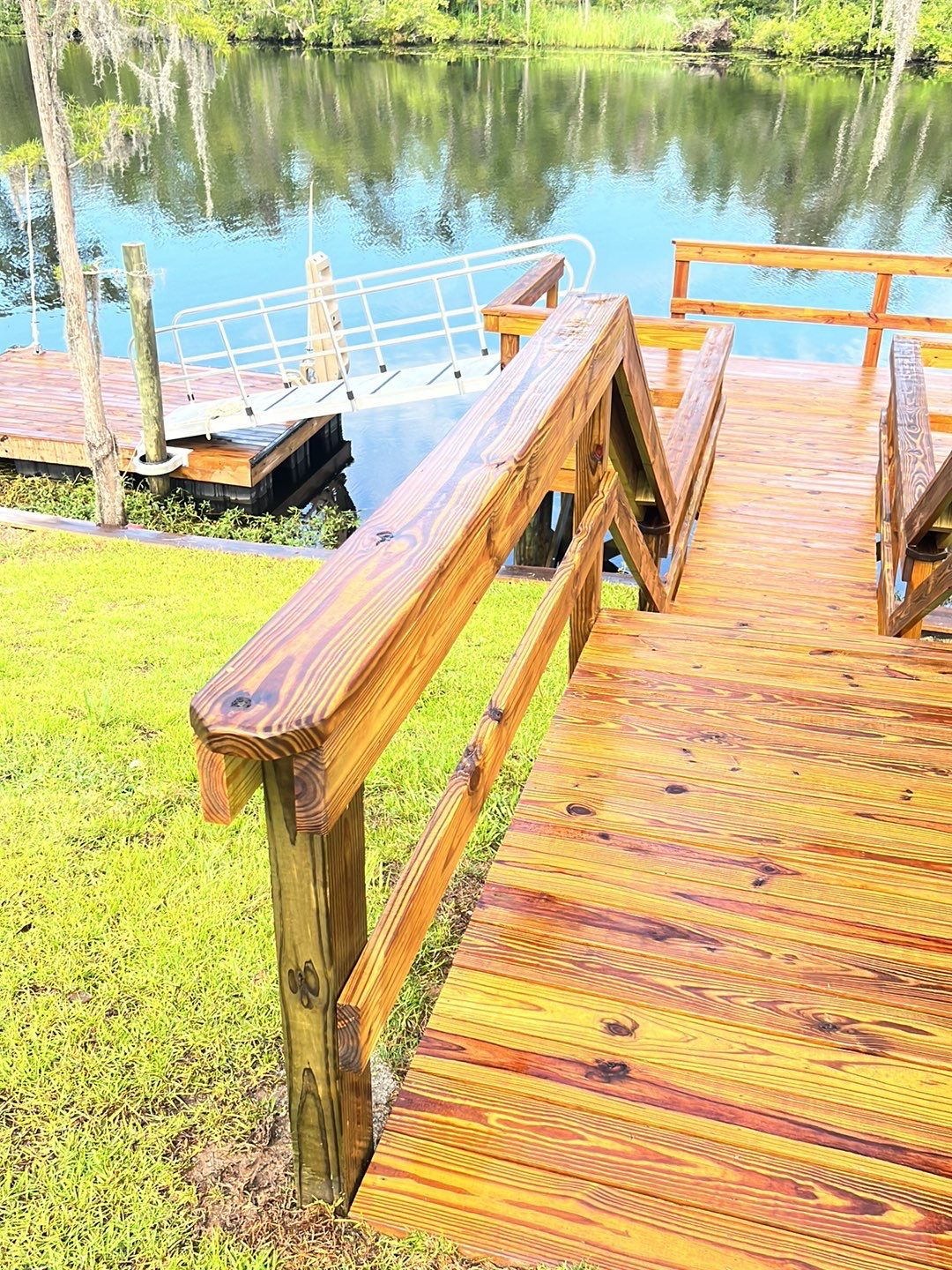 Dock using Wood Sealant by DuraSeal