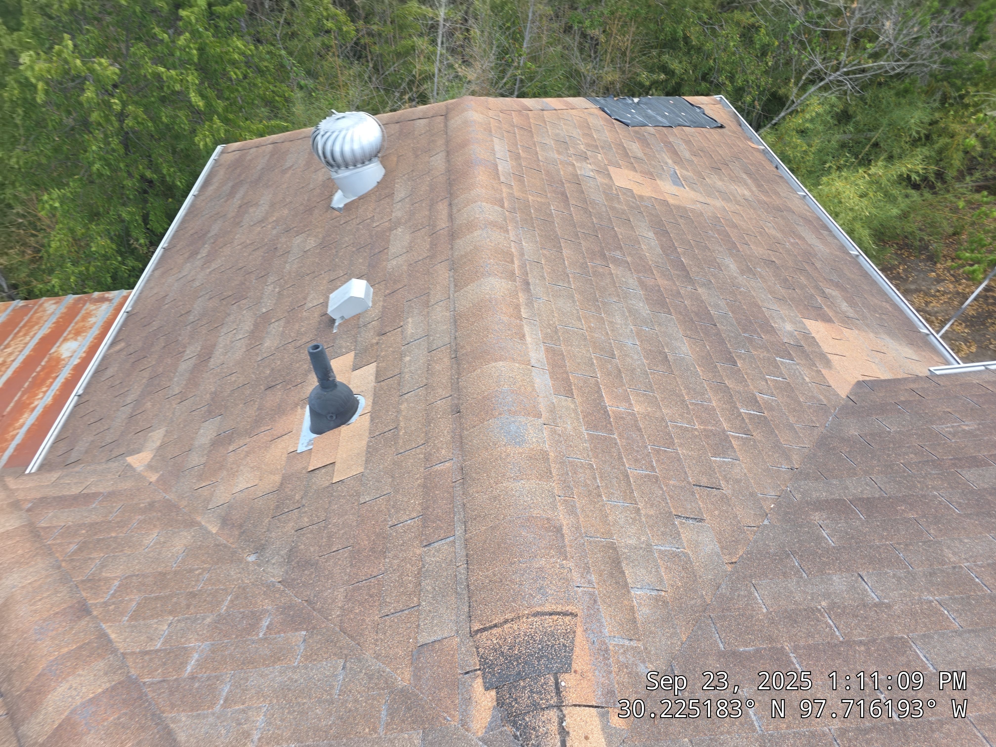 Asphalt Shingle Roof Repair and Decking Replacement in Austin by Caliber Restoration LLC