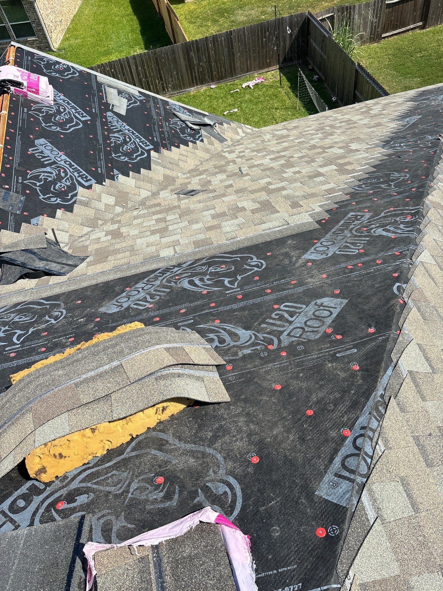 Residential Roofing Installation using Owen's Corning Duration (Lifetime) Shingles by Roof Repair Company