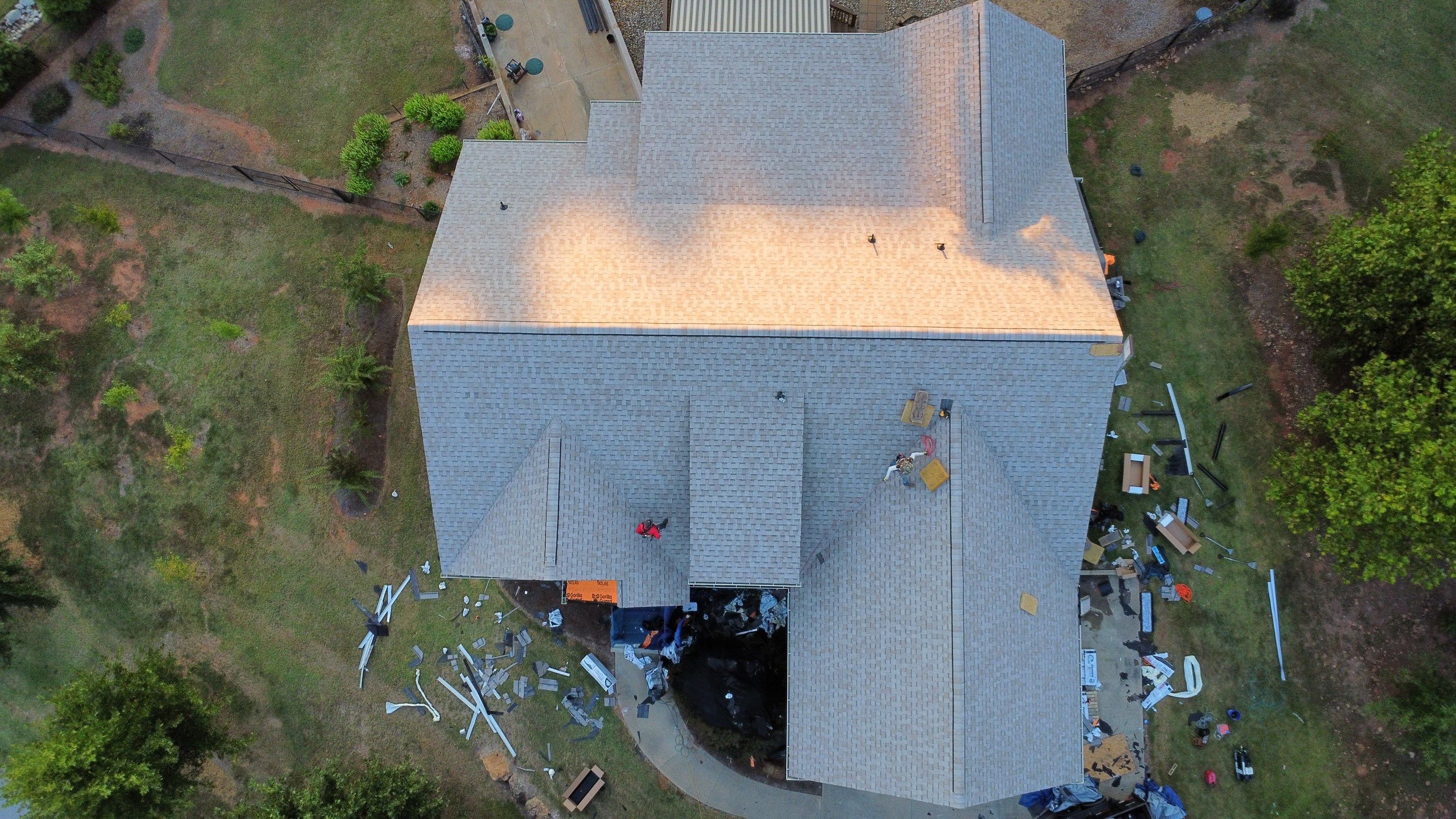Insurance Covered Full Replacement with Atlas 25 Year Labor & 50 Year Manufacture Warranty by Roofsters