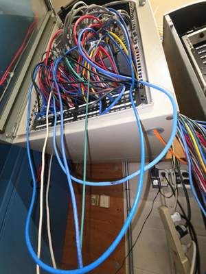 Structured cabling installation by CimaSolutions