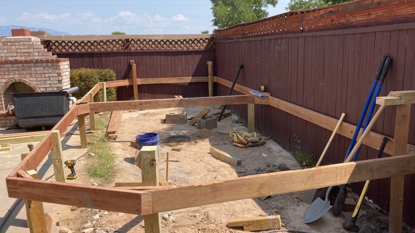 Deck Installation using Trex by Rio Grande Building & Storage