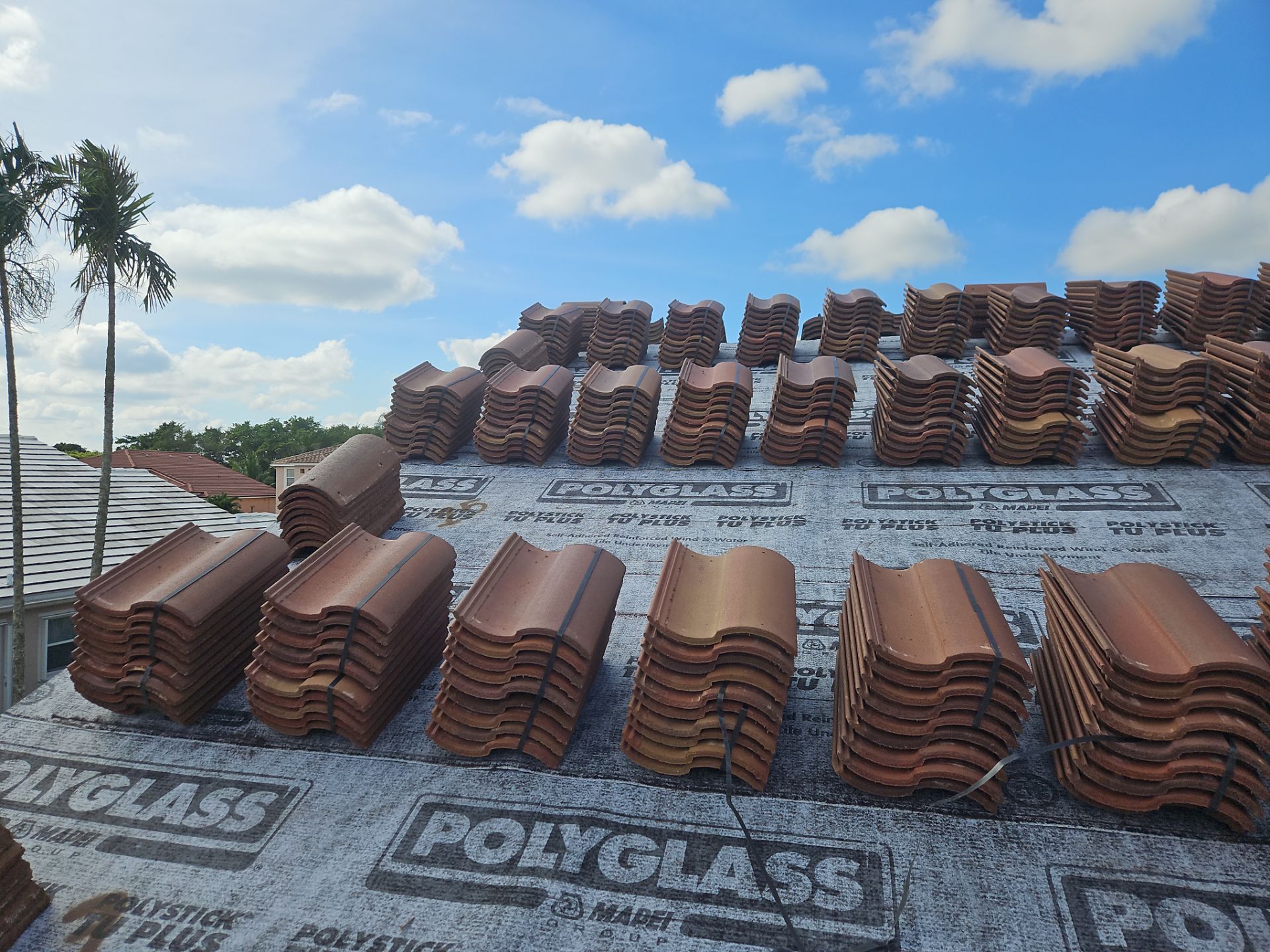 Residential Roofing Installation using Eagle Roofing Tile by BLUES BROTHERS ROOFING