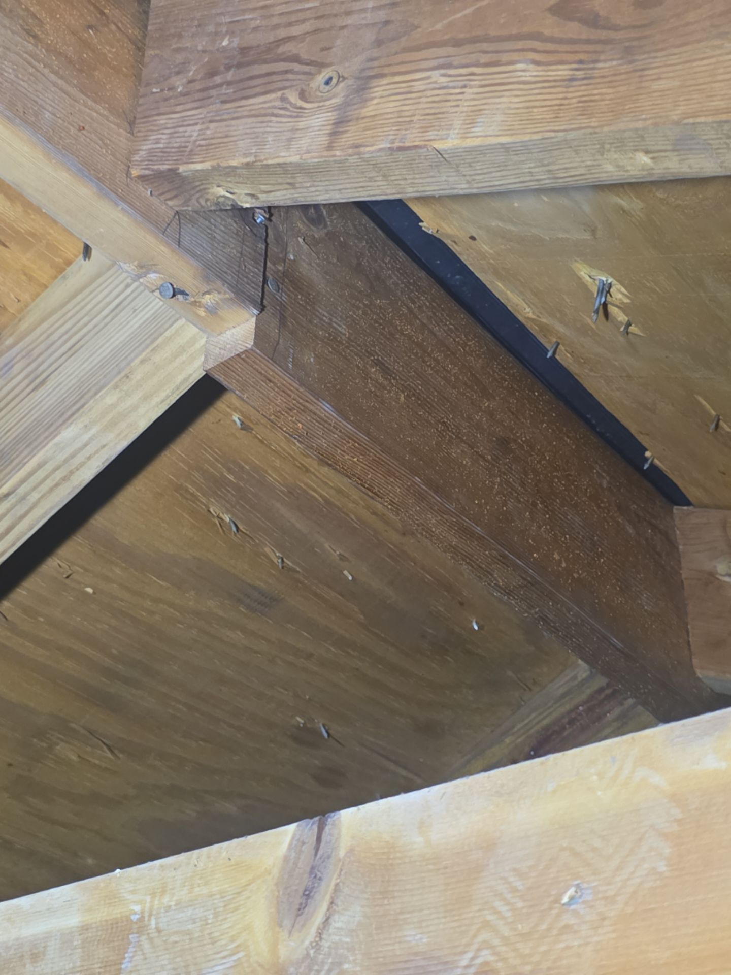 Structural and roof repairs with custom metal work by REPS Austin Area Roofer