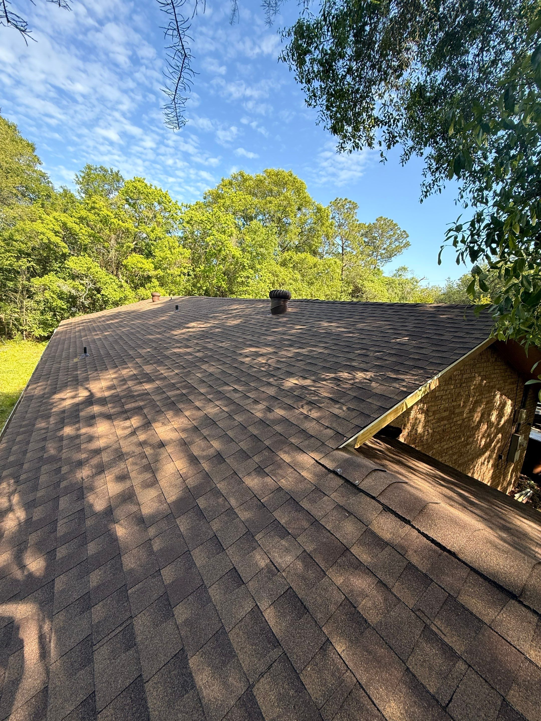 Full Residential Roof Replacement and Structural Repair in Long Beach using GAF HDZ BARKWOOD by Frontline Roofing